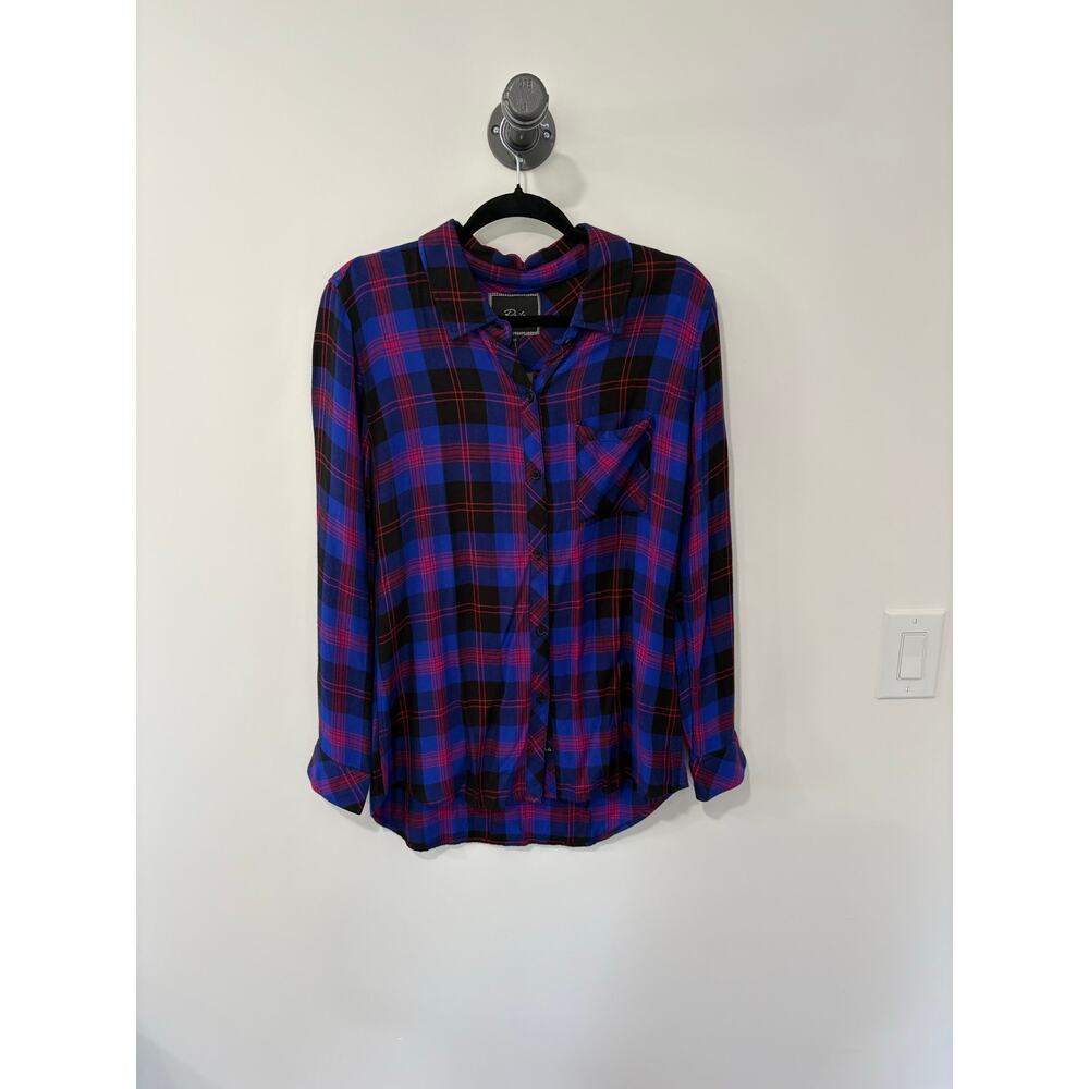 Rails Flannel Plaid Button Down Shirt Size M